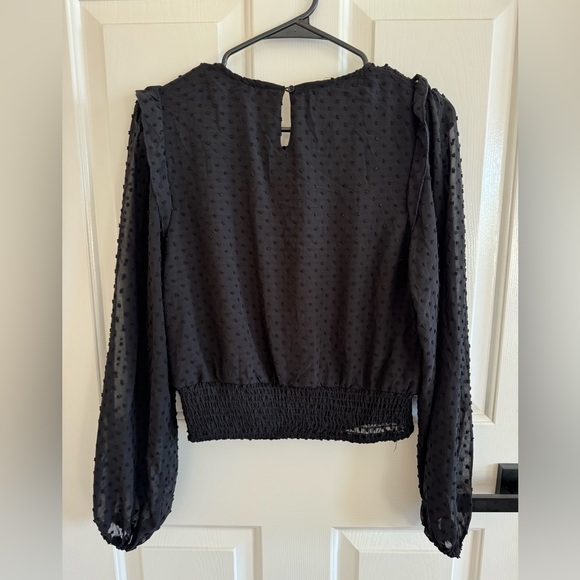 Long Sleeve Black Top - Picture 2 of 2